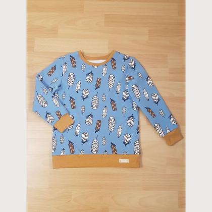 Kinderpullover Federn Gr. 122
