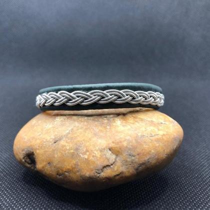 Samiarmband dunkelgrün