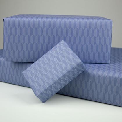 gefaltet Geschenkpapier Linienwabe Ozean