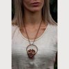 Purified Love - Anatomisches Herz mit rotem Achat Kern - Summer Aura finish 2 - Image 3