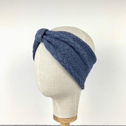 Stirnband jeansblau
