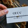 Schwarzes Armband mit ovaler Makrameeperle - Image 2