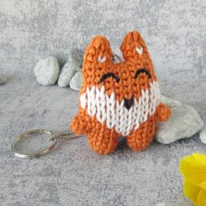 Schlüsselanhänger Fuchs, auch als Taschenclip oder Autodeko