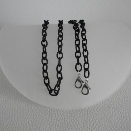 Maskenkette Glieder schwarz