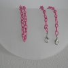 Maskenkette Glieder pink