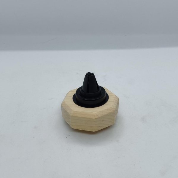 Zirbenholz Auto Duft Erfrischer mit Handy Magnet Halter und 10ml Zirbenöl - Image 4