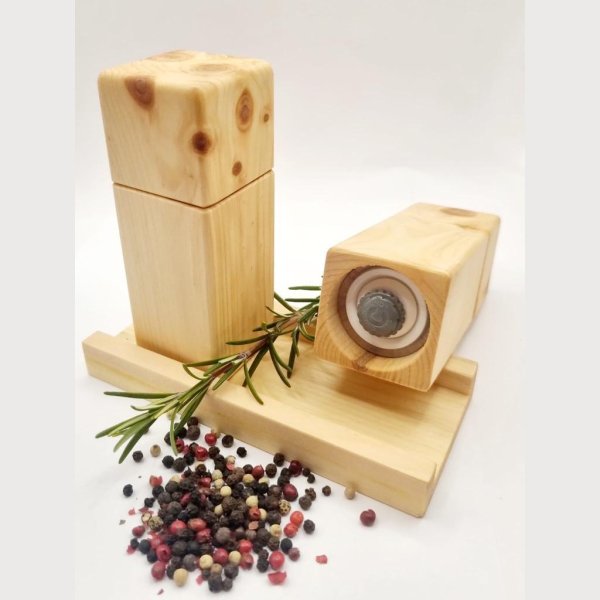 Zirbenholz Salz-Pfeffermühlen - Image 2
