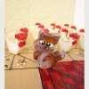 Brettspiel * Fuchs und Henne * rund * bemalt - Image 4