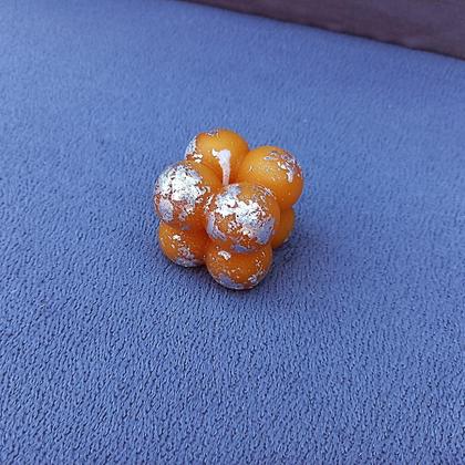 Bubble Kerzen Silber
