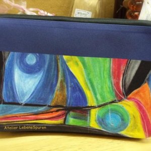 Schultertasche „Bunt“