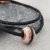 Echtes Lederarmband mit Bead Perle/Großlochperle - Image 2