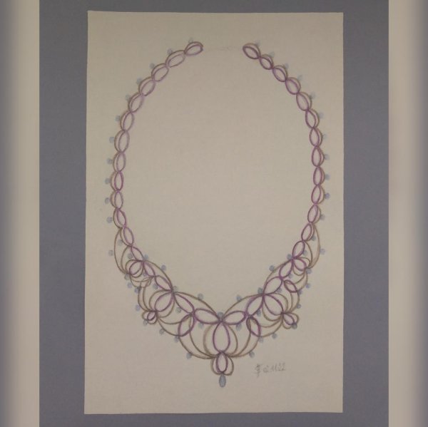 Collier Angelina, weiß - Image 4