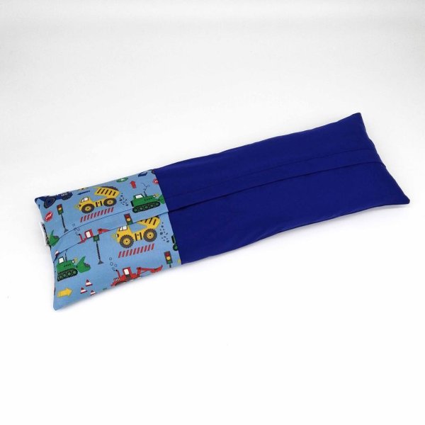 Geburtskissen/Erinnerungskissen Bagger mit Echtmaßen/Geschenk zur Geburt Baby - Image 4