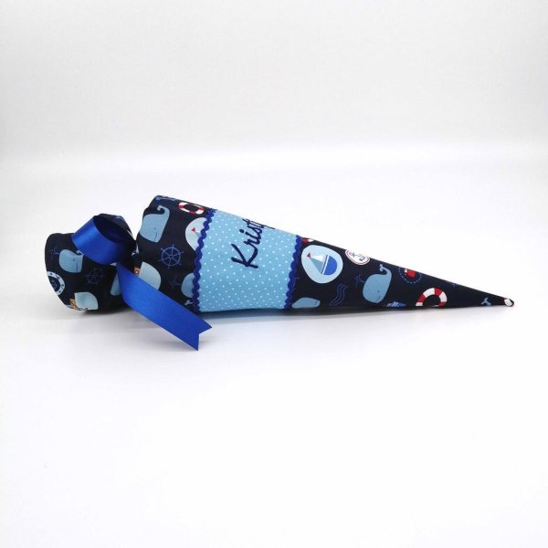 Schultüte "Wale" 35 cm Kindergartentüte Geschwistertüte - Image 3