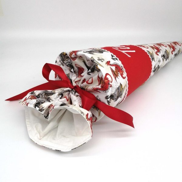 Schultüte "Ritter Drachen" 35 cm Kindergartentüte Geschwistertüte - Image 3