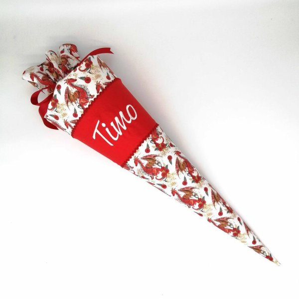 Schultüte "Drachen rot" 70 cm - Image 4