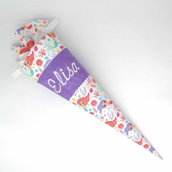 Schultüte "Meerjungfrauen" 35 cm Kindergartentüte Geschwistertüte - Image 4
