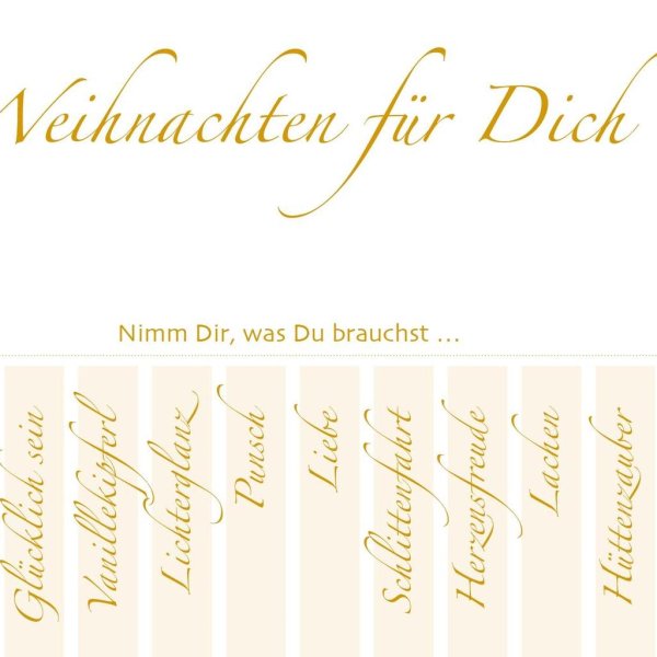 Christkindbrief personalisiert mit Name: Wünsche zum Pflücken - Image 3