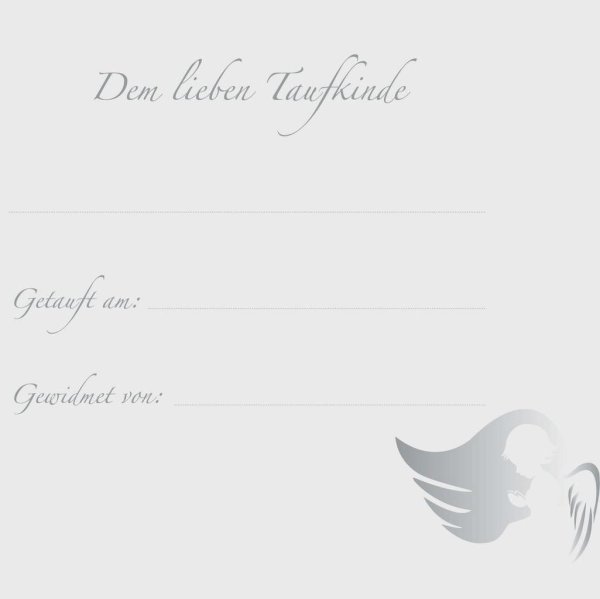Taufbrief Gott mich führt mit Babyfusserl: Nathan-Daniel - Image 2