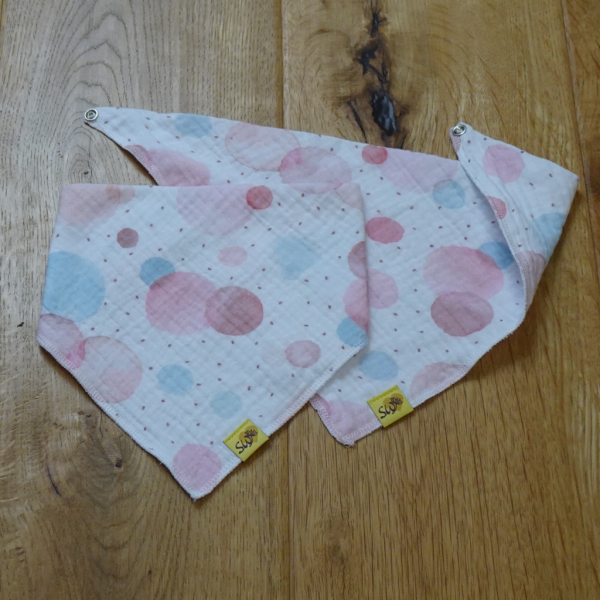 Baby-Wende-Halstuch Musselin "Pastellsplash"