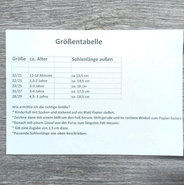 Krabbelschuhe Naturleder rot Gr 18/19 - Image 4
