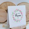 Grusskarte zum Muttertag - "Für meine Mama!" - rosa - Image 2