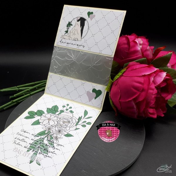 Klappkarte / Grußkarte "zur Hochzeit" - Image 3