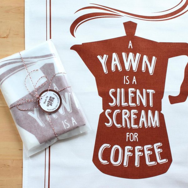 Kaffee Geschirrtuch