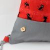 KInderbeutel, Rucksack Katze rot - Image 3
