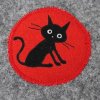 Handyhülle, Brillenetui aus Wollfilz Katze - Image 4