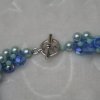 Schmuckset aus türkisen Wachsperlen und blauen Feuerperlen - Image 3