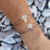 Amethyst/Citrin Doppelarmband *SAFARI