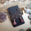 Tassel Ohrringe *SNOWFLAKE RUSTYPINK* - Image 4