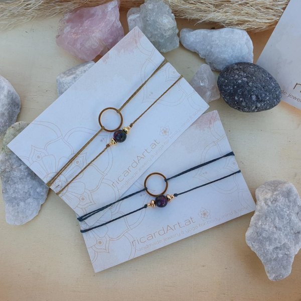 Doppelarmband *CIRCLE RUBINZOISIT 18k vergoldet - Image 2