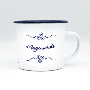 AUGENWEIDE – Mundart Emaille Häferl