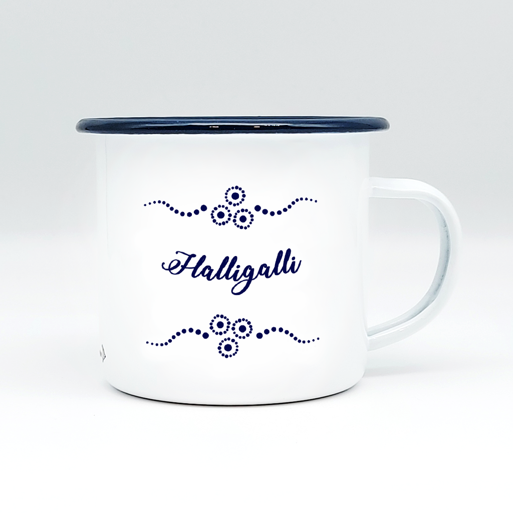 HALLIGALLI - Mundart Emaille Häferl