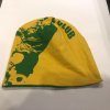 Upcycling -Beanie/Mütze - "Fußball Gelb/Grün" - Image 4