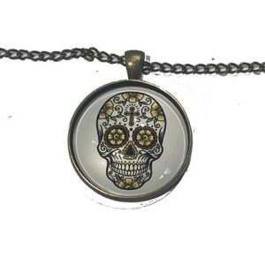 Kette – Sugar Skull – Kreuz