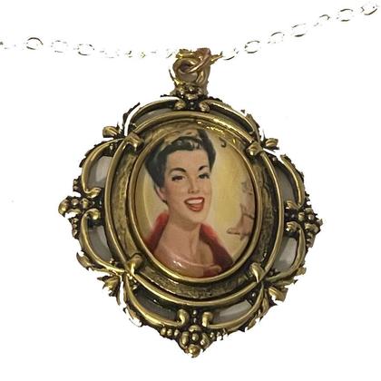 Kette - Pin Up - big smile