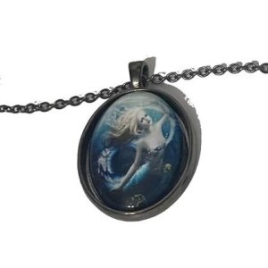 Kette – Nixe – Blond mit Fischen