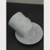 Espressotasse Blümchen dunkelgrau/türkis - Image 2